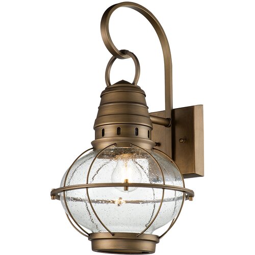 Elstead Lighting Elstead Kichler Bridgepoint Zunanja stenska svetilka, naravna medenina, IP44, (22100142) Cene