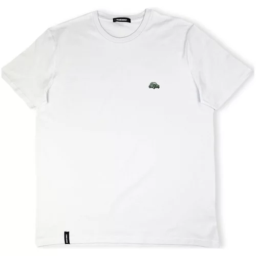 Organic Monkey Majice & Polo majice Summer Wheels T-Shirt - White Bela