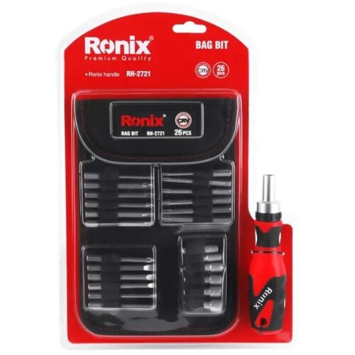 Ronix rh-2721 set bitova I nastavaka 24+2 bl torbica Cene