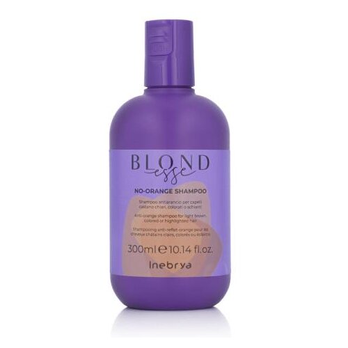 Inebrya BLONDesse No-Orange Shampoo 300 ml &amp;scaron;ampon obojena kosa izbijeljena kosa unisex Slike