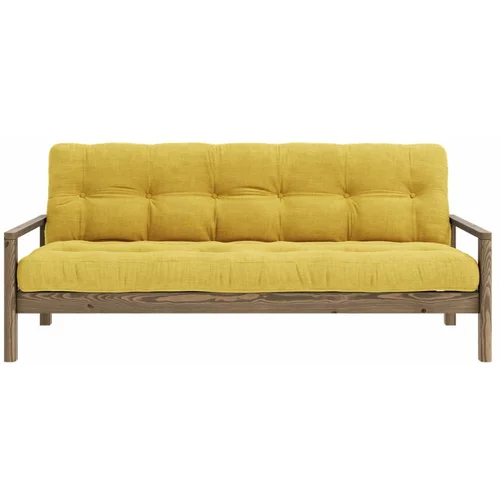 Karup Design Žuta sklopiva sofa 205 cm Knob –