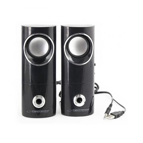  Zvučnici 2.0 ESPERANZA BEAT, 2x3W, 3.5mm, USB power, EP121 Slike