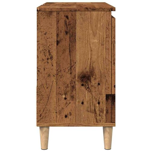 vidaXL Omarica za umivalnik starinski les 60x30x60 cm inženirski les Cene