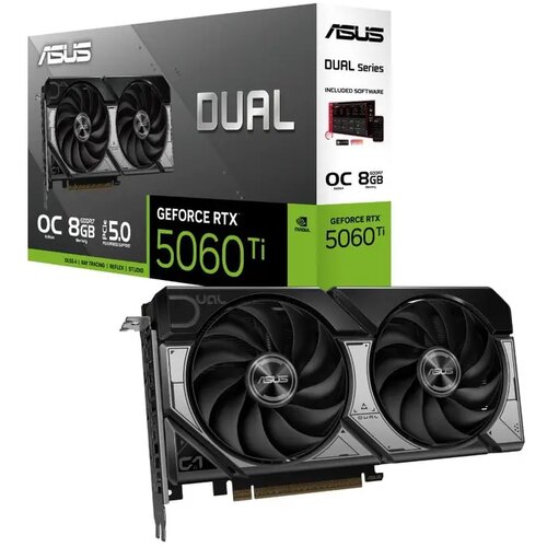 Asus grafička kartica GeForce RTX 5060 Ti, 8GB, GDDR7, 128-bit, 3x DP, 1x HDMI, dvostruka Cene