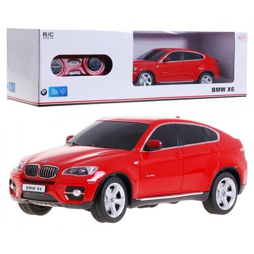  Licencirani auto na daljinsko upravljanje BMW X 6 1:24 RASTAR - crveni Cene