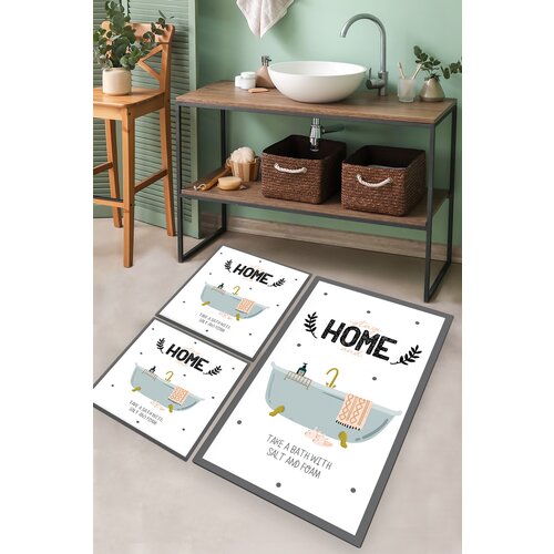 Lessentiel Maison set 3 prostirke za kupatilo &amp;Scaron;areni Slike