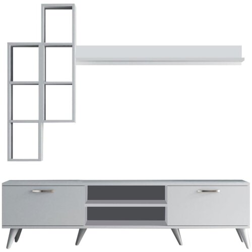 Kalune Design Bijeli televizor 180x48 cm Veronica - Slike