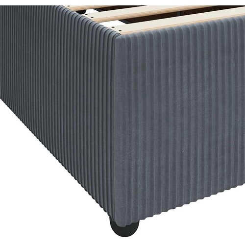  Krevetna konstrukcija Tamno siva 90 x 200 cm tkanina Slike