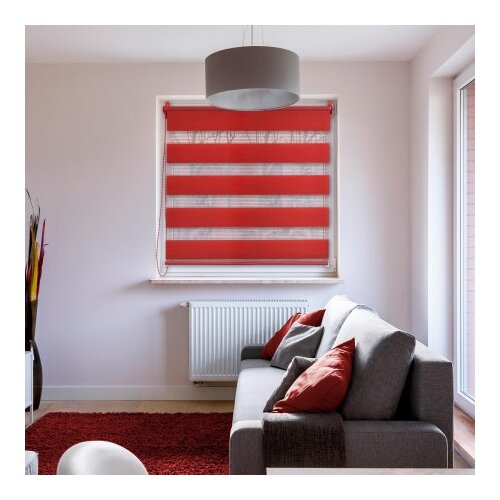 Luance zebra roletna 90x180 cm cili crvena ( 35029018035 ) Cene
