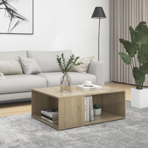 vidaXL stolić za kavu boja hrasta sonome 90 x 67 x 33 cm od iverice Cijene