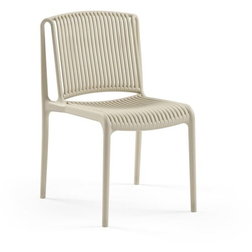 Hanah home Nes - Beige Beige Chair Set (4 Pieces) Cene