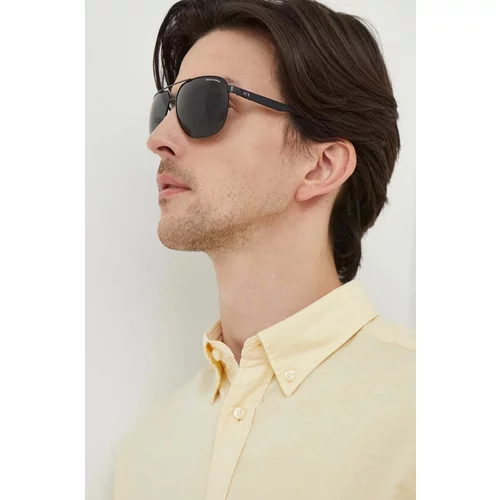 Armani_Exchange Sunčane naočale za muškarce, boja: crna