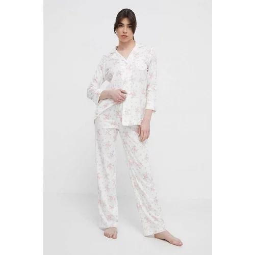 Polo Ralph Lauren Pidžama za žene, boja: bijela