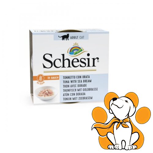 Schesir cat tunjevina i orada u prirodnom sosu 70g Cene