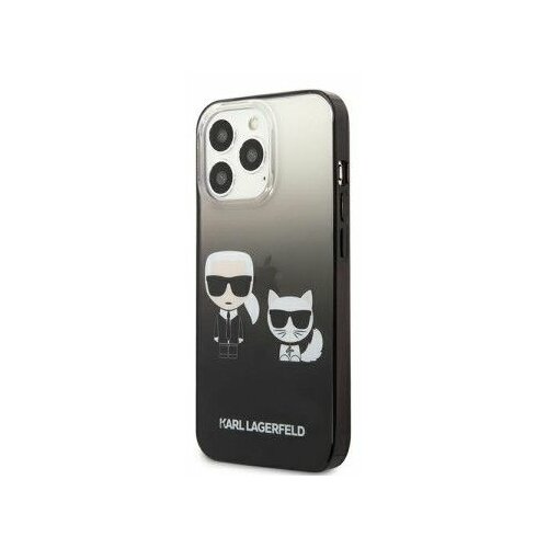 Karl Lagerfeld futrola za iPhone 13 pro black karl & choupette gead gradient ( GSM114872 ) Cene