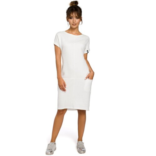 BeWear Ženska haljina Ecru bijela Slike