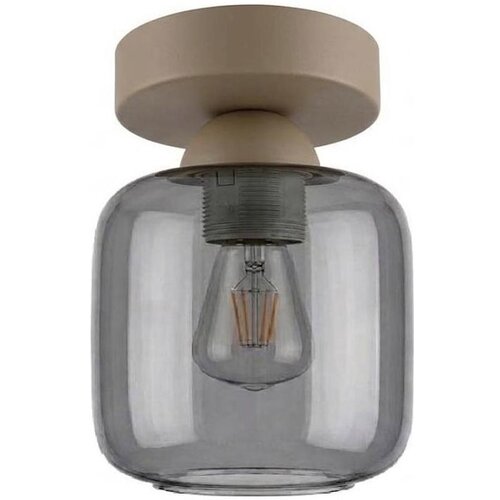 Brilagi LED plafonsko svetlo R GLASS 1xE27/60W/230V prečnik 14 cm bež/zadimljeno siva Slike