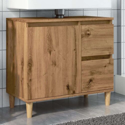 Ormarić za Lavabo - Umivaonik boja hrasta artisan 65x33x60 cm drveni Cijene