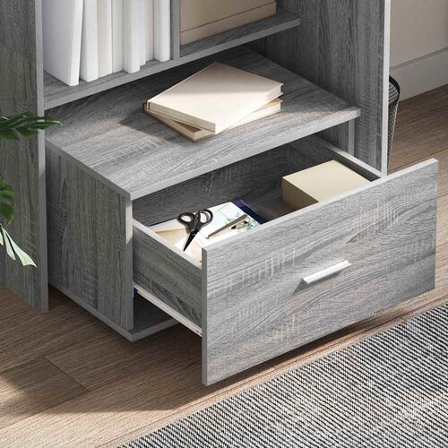  Stol Siva Sonoma 131,5 x 50 x 106,5 cm Konstruirano drvo Slike