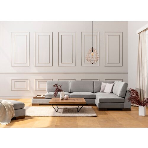  Kutna sofa Tulip 97x80x313cm Svijetlo siva Cene