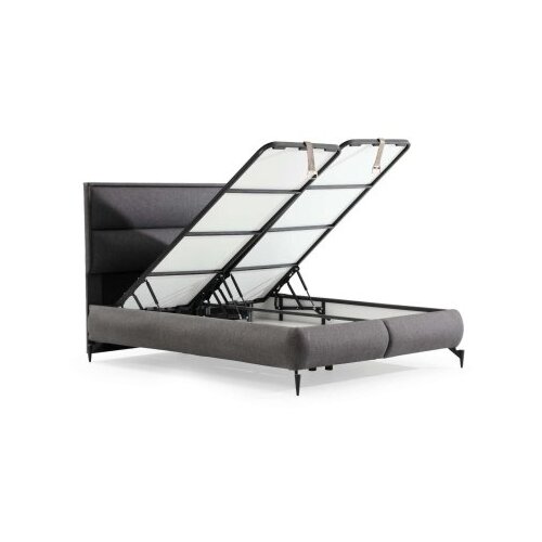 Hanah home Okvir kreveta Rise, 120x122x200 cm, Tamno siva Cijene