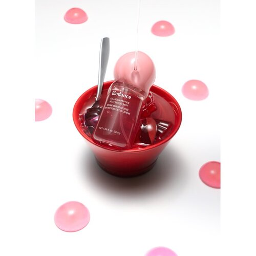 BIODANCE Collagen Peptide Jelly Serum Mist esencialna meglica za obraz 50 ml Slike