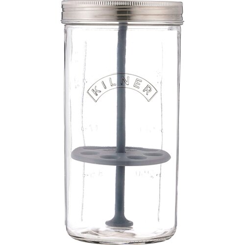 Kilner Kozarec za shranjevanje zeli&amp;scaron;č z držalom, 1 l - 1 kos. Slike