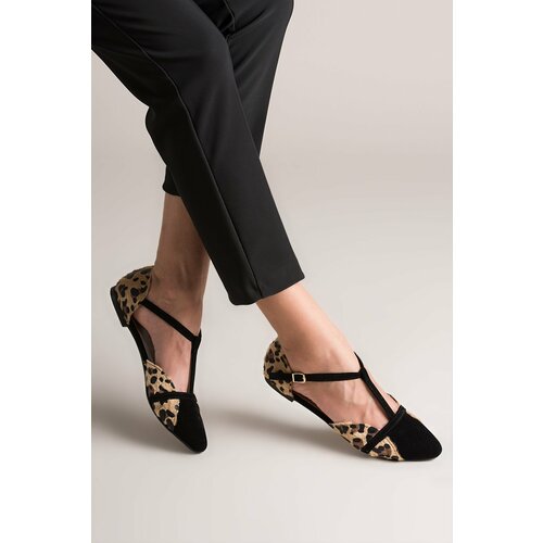 Fox Shoes Leopard Black Women's Shoes Slike