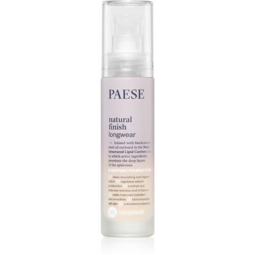 Paese Nanorevit dolgoobstojen tekoči puder z hranilnim učinkom odtenek 2,5 Sand Beige 30 ml Slike