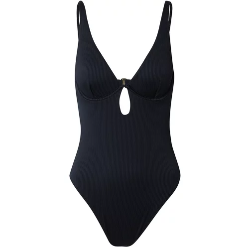 Hollister Jednodijelni kupaći kostim crna
