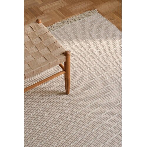 Jotex Bež ročno tkan bombažen tekač 80x150 cm Irma &amp;ndash; Slike