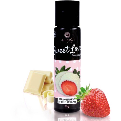 SECRET PLAY jestivi lubrikant STRAWBERRY & WHITE CHOCOLATE GEL - SWEET LOVE Cene