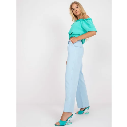 Fashion Hunters Blue women's trousers from the RUE PARIS suit
