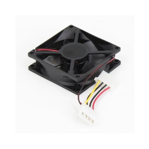 E-green Ventilator za kućište 80x80x25mm na molex, crni Slike