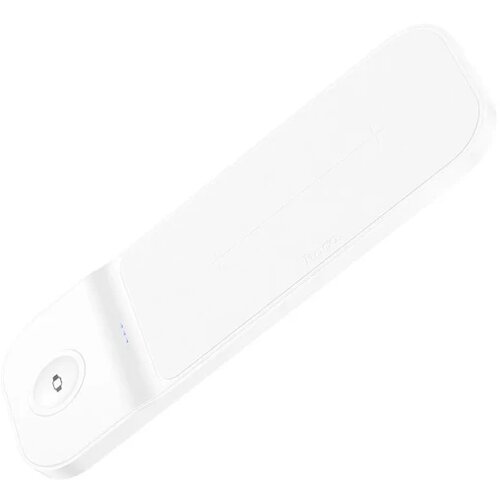 Hoco. wirelles charger 3in1 15W support Samsung Watch CQ6 white Slike
