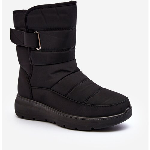 Kesi Women's insulated Velcro snow boots Black Jawora Slike
