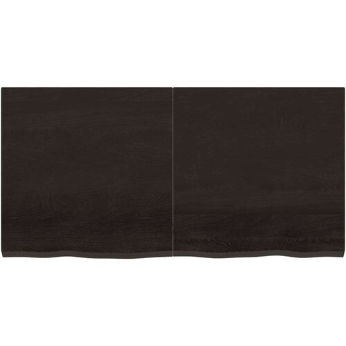  Kopalniški pult temno siv 120x60x4 cm obdelan trden les Cene