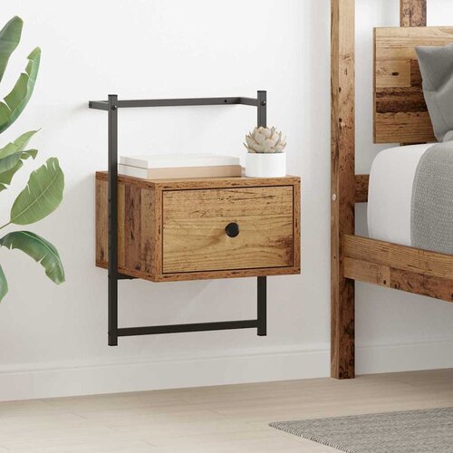 vidaXL Nočna omarica 2 pcs Star les 35 x 30 x 51 cm Konstruiran les Cene