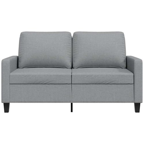  Dvosjed od tkanine svjetlosivi 120 cm Siva Slike