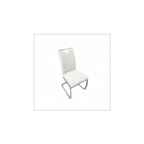 Arti trpezarijska stolica X-898 bela/hrom noge 630x445x990 mm 779-049 Slike