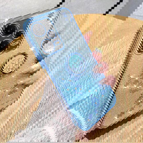 INORCO TPU ovitek za Xiaomi Redmi Note 12 Pro 5G/12 Pro+ 5G Galvaniziran ble&amp;scaron;čeč gradient Rhinestone Flower ovitek za telefon s stojalom, (22035576) Slike