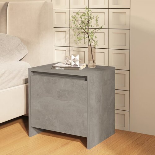 vidaXL noćni ormarić siva boja betona 45 x 34 x 44,5 cm od iverice Cijene