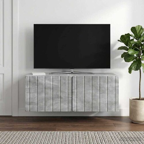 TV ormar za zid 78,5 x 41 x 30 cm Betonska siva Cijene