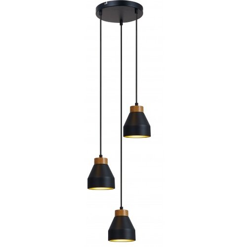 Mitea Lighting Visilica crna 3xE14 40W M162131 Cene