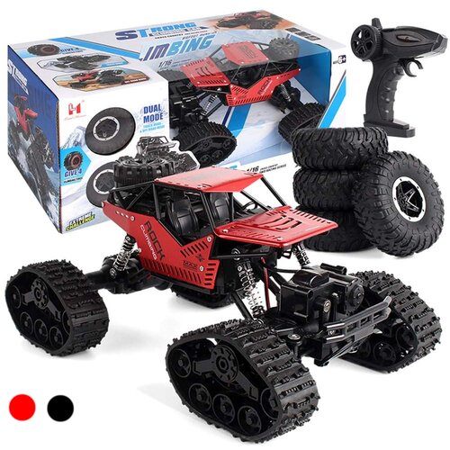 Rc rock crawler 4x4 – avto na daljinsko upravljanje 2v1 (rdeča) - Rojstni dan - Najstniki Cene