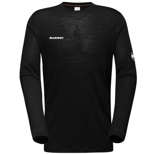 Mammut Majice z dolgimi rokavi Tree Wool FL Črna Cene