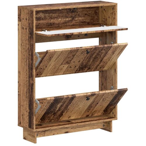 Ormar za cipele EDE 78 x 24 x 103 cm Konstruirano drvo - Staro drvo Slike