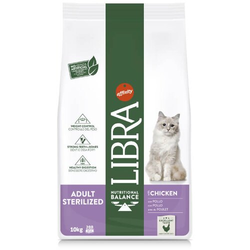 Libra Cat Adult Sterilized - pi&amp;scaron;čanec 10 kg Slike