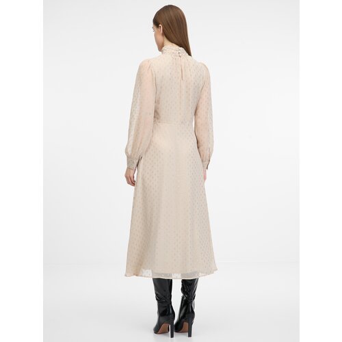 Orsay Beige women's midi dress - Women's Cene