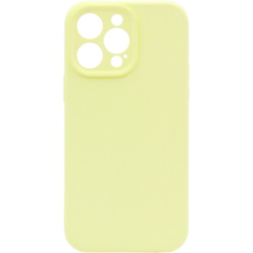 Chameleon Silikonski ovitek (liquid silicone) za Apple iPhone 15 Pro, Soft, pastelno rumena Cene